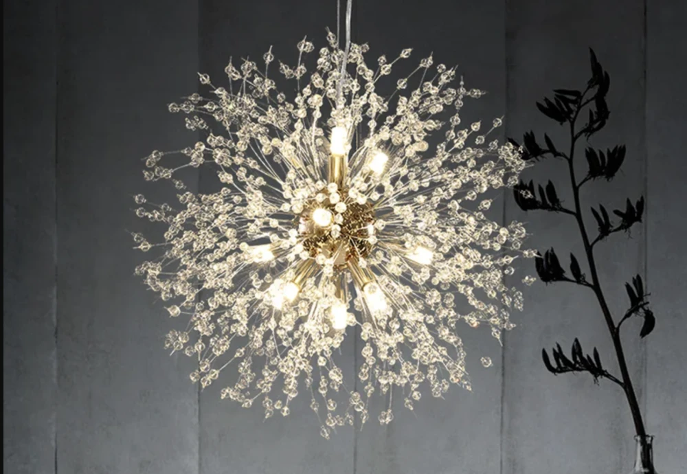 abstract globe chandelier